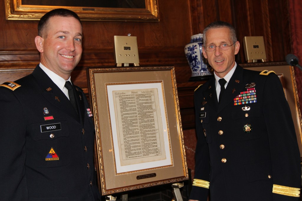 2015 Witherspoon Award Chap (CPT) Thomas Wood 782d MI BN 20151104